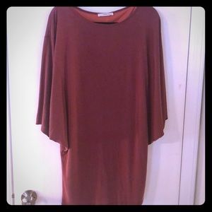 Caramela rust orange dress